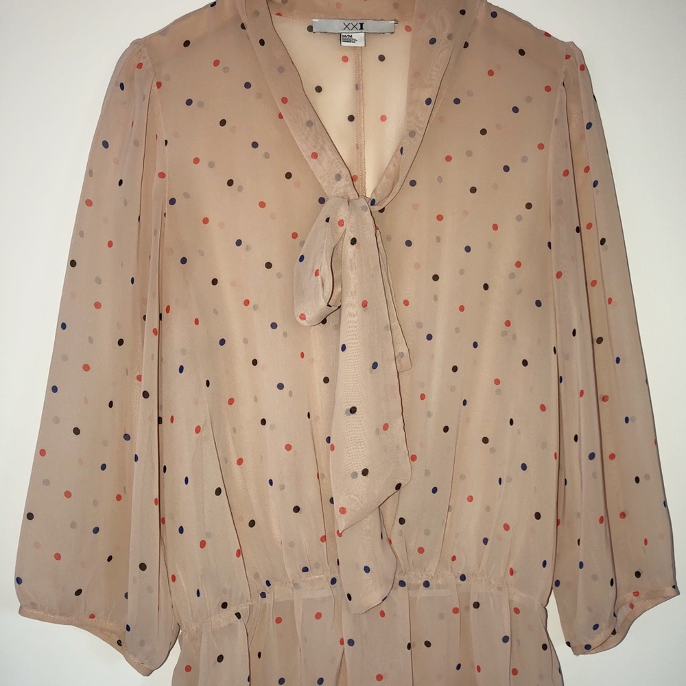 XXI polka dot top